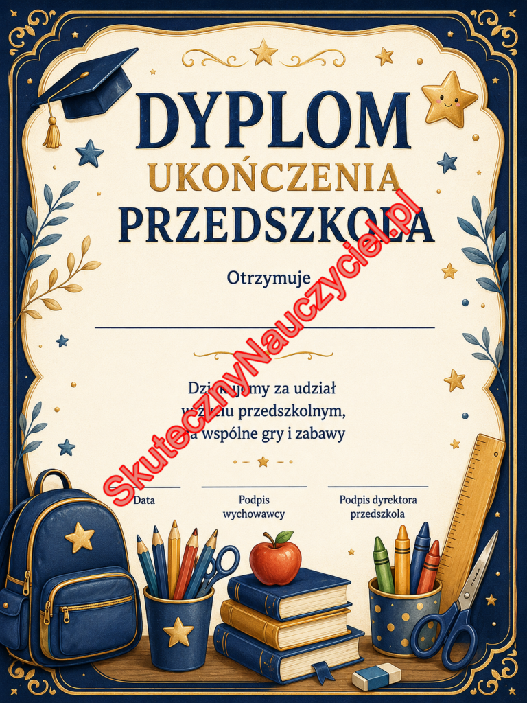 Dyplom na zakończenie Przedszkola – PDF do druku (20)