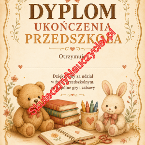 Dyplom na zakończenie Przedszkola – PDF do druku (23)