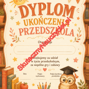 Dyplom na zakończenie Przedszkola – PDF do druku (26)