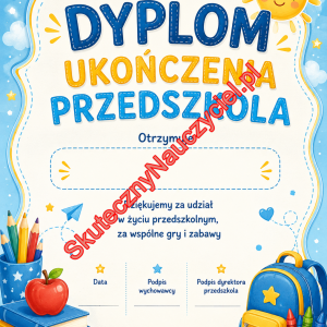 Dyplom na zakończenie Przedszkola – PDF do druku (6)