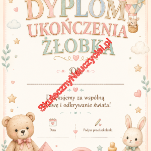 Dyplom na zakończenie Żłobka - PDF do druku (1)