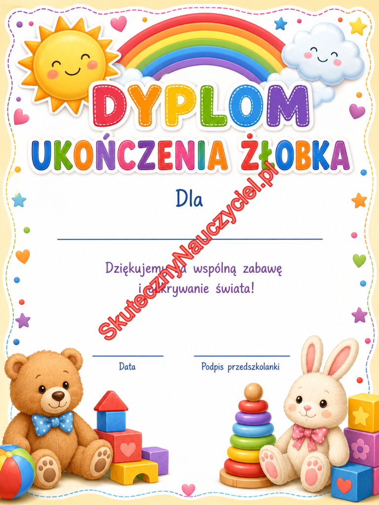 Dyplom na zakończenie Żłobka - PDF do druku (11)