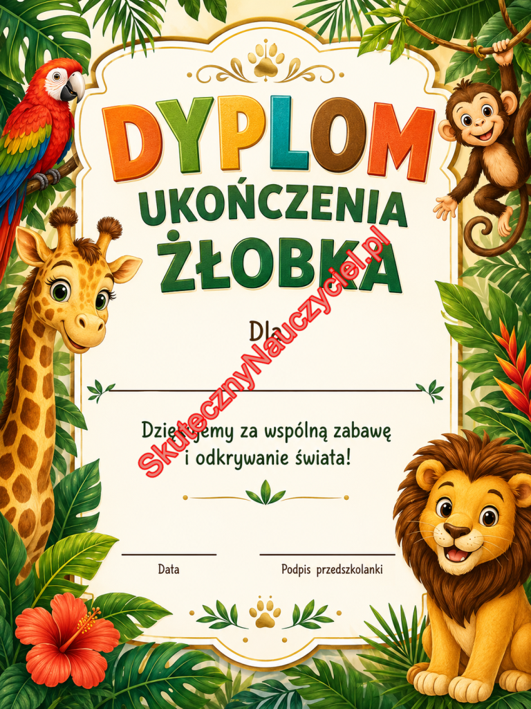 Dyplom na zakończenie Żłobka - PDF do druku (12)