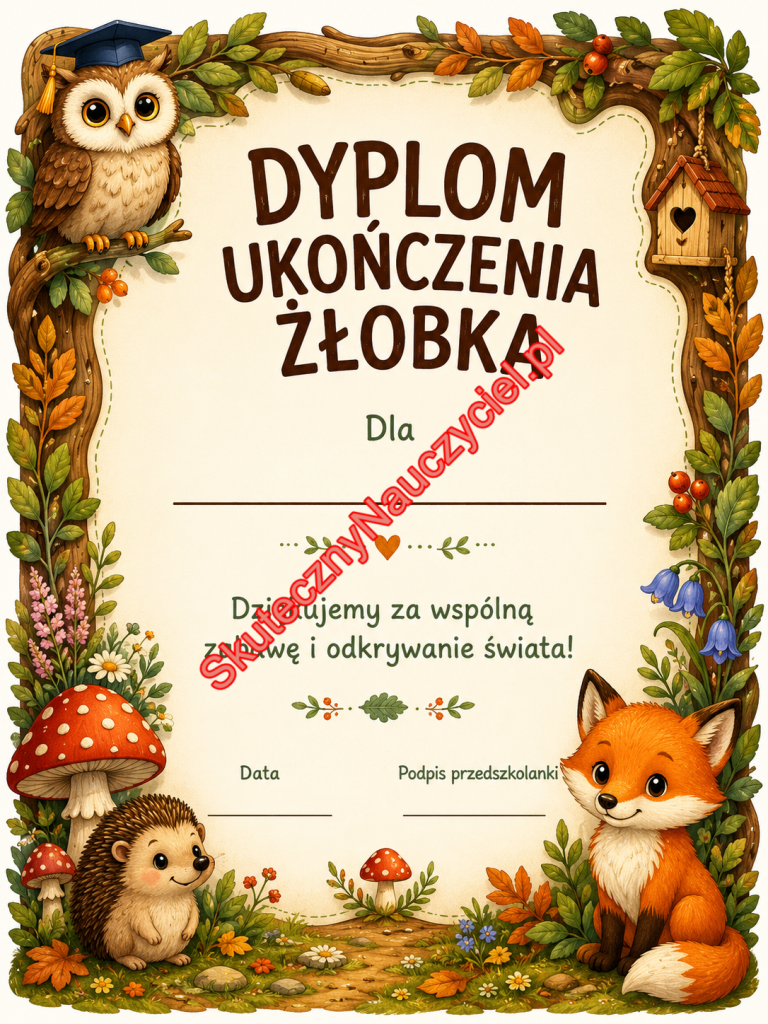 Dyplom na zakończenie Żłobka - PDF do druku (14)