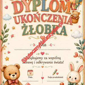 Dyplom na zakończenie Żłobka - PDF do druku (2)