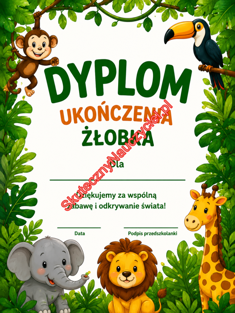 Dyplom na zakończenie Żłobka - PDF do druku (24)