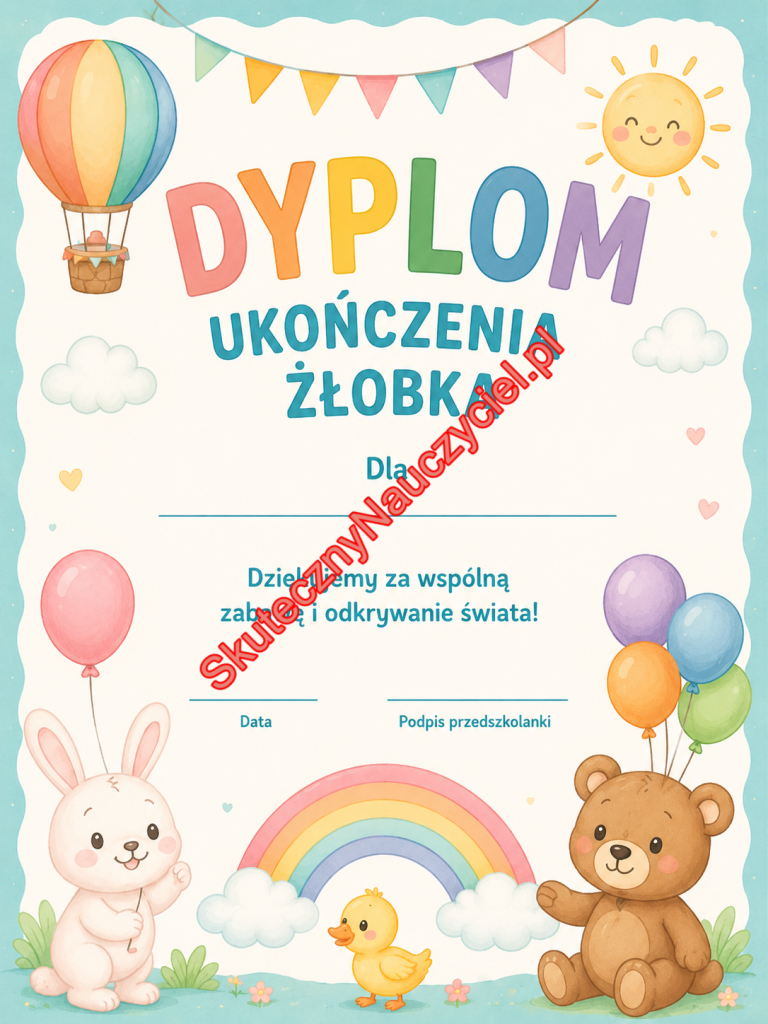 Dyplom na zakończenie Żłobka - PDF do druku (26)