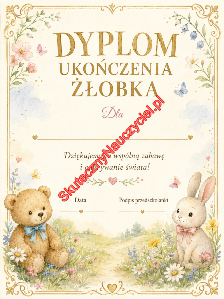 Dyplom na zakończenie Żłobka - PDF do druku (28)