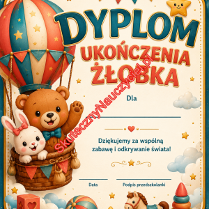 Dyplom na zakończenie Żłobka - PDF do druku (3)