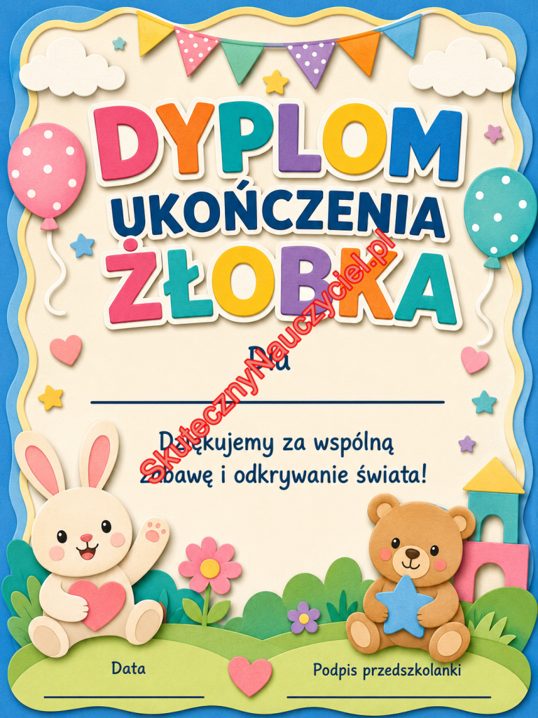 Dyplom na zakończenie Żłobka - PDF do druku (30)