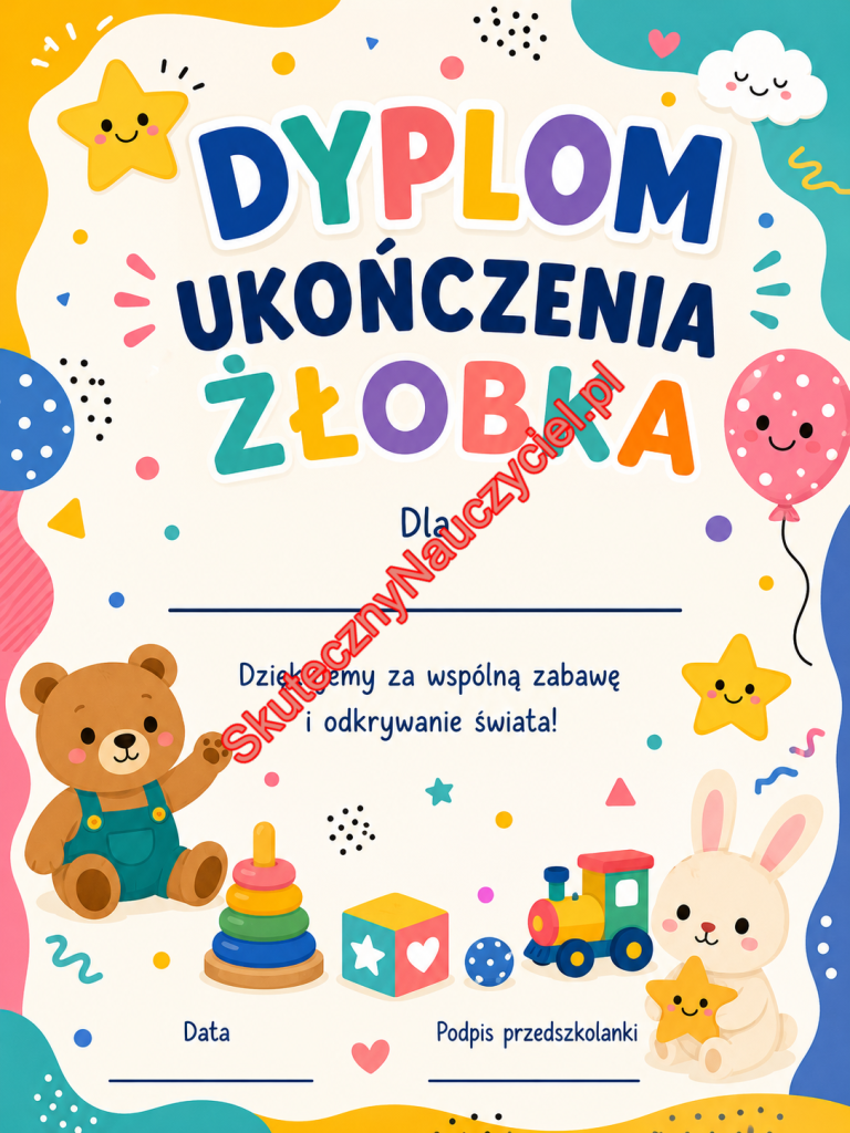 Dyplom na zakończenie Żłobka - PDF do druku (37)