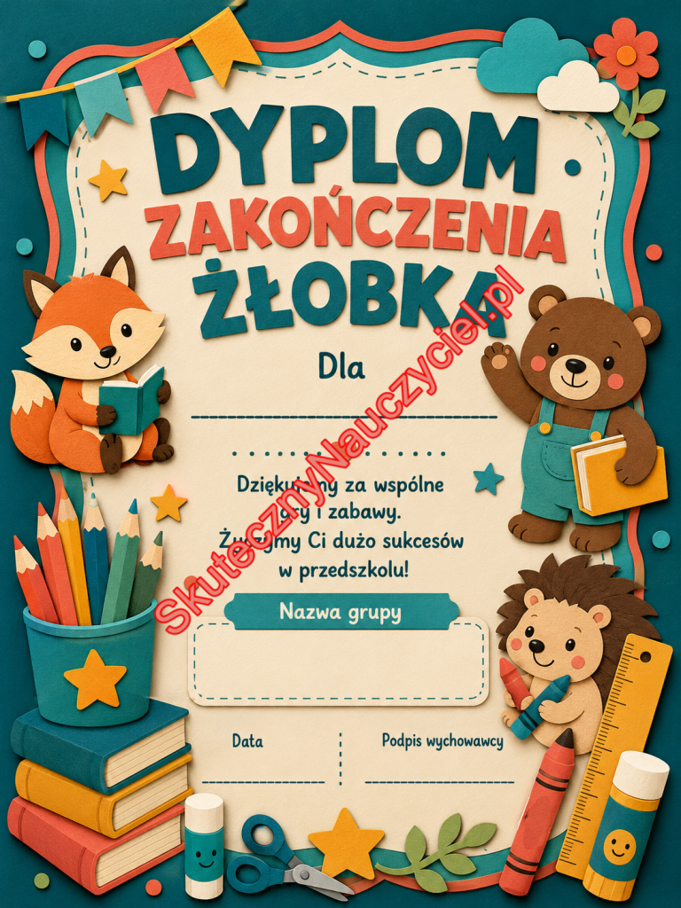 Dyplom na zakończenie Żłobka - PDF do druku (40)