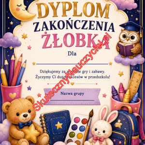Dyplom na zakończenie Żłobka - PDF do druku 42