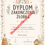 Dyplom na zakończenie Żłobka - PDF do druku 52