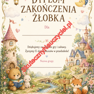 Dyplom na zakończenie Żłobka - PDF do druku 54