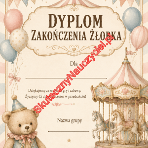 Dyplom na zakończenie Żłobka - PDF do druku 55
