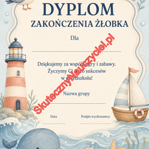 Dyplom na zakończenie Żłobka - PDF do druku 58