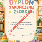 Dyplom na zakończenie Żłobka - PDF do druku 60