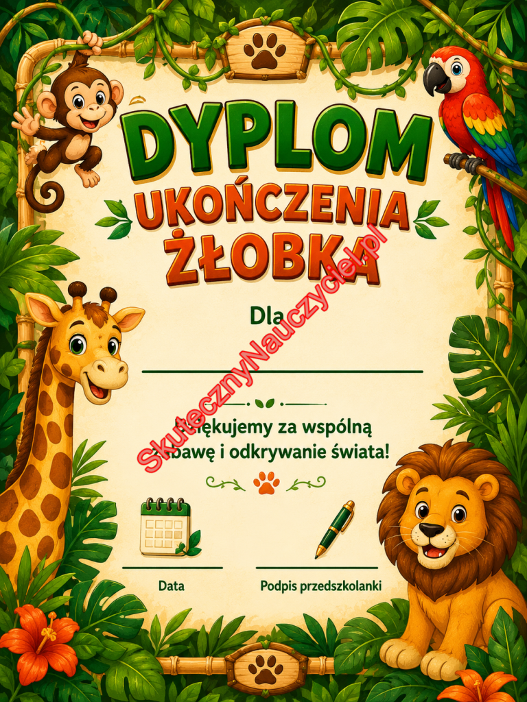 Dyplom na zakończenie Żłobka - PDF do druku (7)