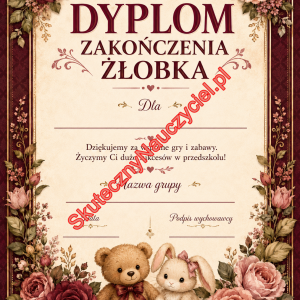 Dyplom na zakończenie Żłobka - PDF do druku 71