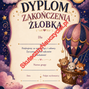Dyplom na zakończenie Żłobka - PDF do druku 76