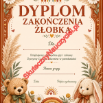 Dyplom na zakończenie Żłobka - PDF do druku 78
