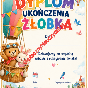 Dyplom na zakończenie Żłobka - PDF do druku (8)