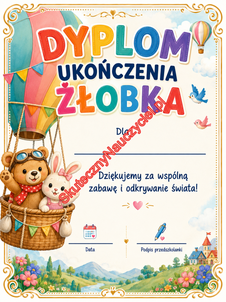 Dyplom na zakończenie Żłobka - PDF do druku (8)