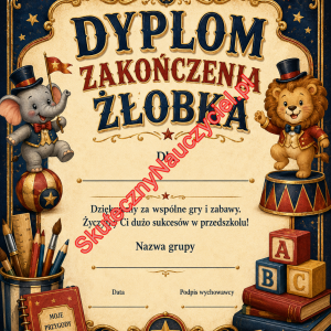 Dyplom na zakończenie Żłobka - PDF do druku 83