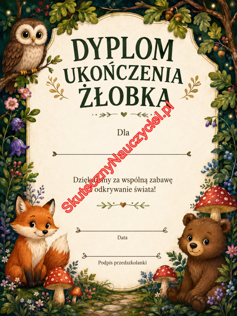 Dyplom na zakończenie Żłobka - PDF do druku (9)