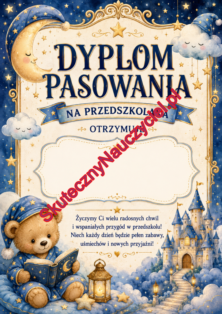 Dyplom pasowania na przedszkolaka – do druku PDF (18)
