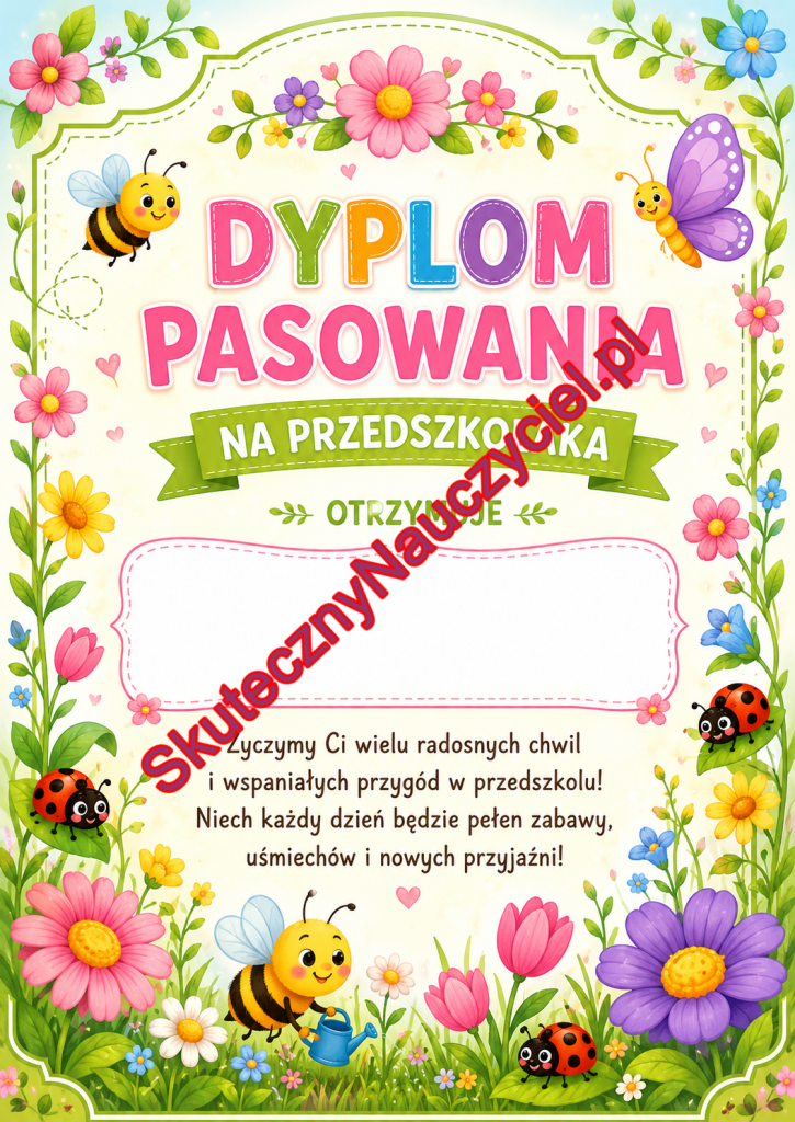 Dyplom pasowania na przedszkolaka – do druku PDF (19)