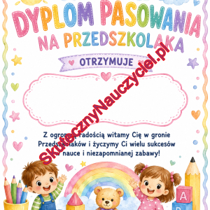 Dyplom pasowania na przedszkolaka – do druku PDF (21)