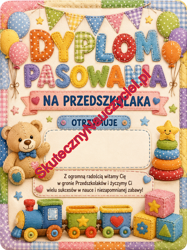 Dyplom pasowania na przedszkolaka – do druku PDF (34)