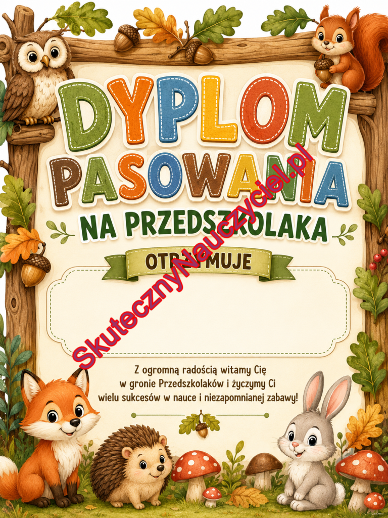 Dyplom pasowania na przedszkolaka – do druku PDF (35)
