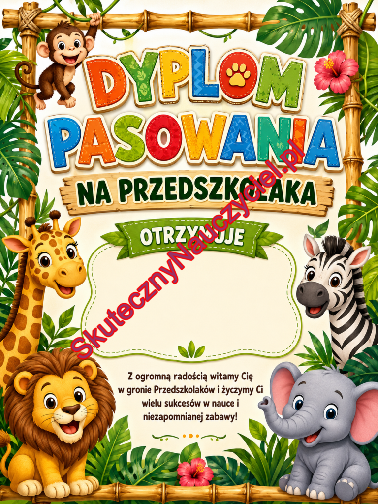 Dyplom pasowania na przedszkolaka – do druku PDF (37)