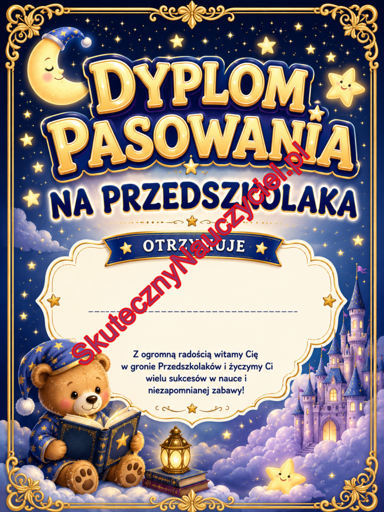 Dyplom pasowania na przedszkolaka – do druku PDF (38)