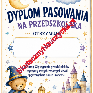 Dyplom pasowania na przedszkolaka – do druku PDF (9)