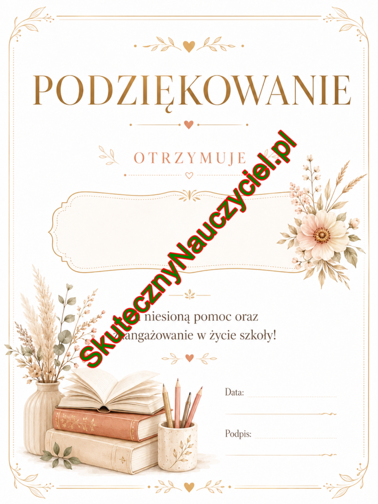 Dyplom - podziękowanie dla rodziców za współpracę – PDF do druku (26)