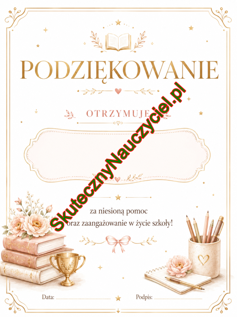 Dyplom - podziękowanie dla rodziców za współpracę – PDF do druku (29)