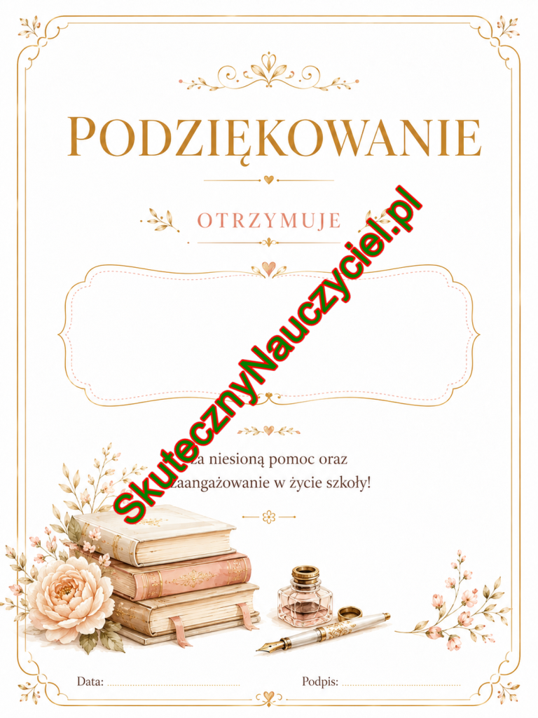 Dyplom - podziękowanie dla rodziców za współpracę – PDF do druku (30)
