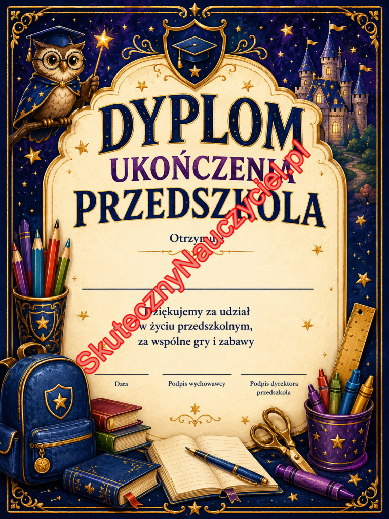 Dyplom ukończenia Przedszkola – PDF do druku (21)