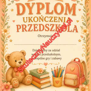 Dyplom ukończenia Przedszkola – PDF do druku (22)