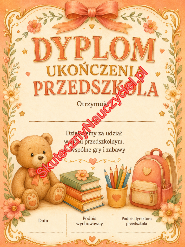 Dyplom ukończenia Przedszkola – PDF do druku (22)