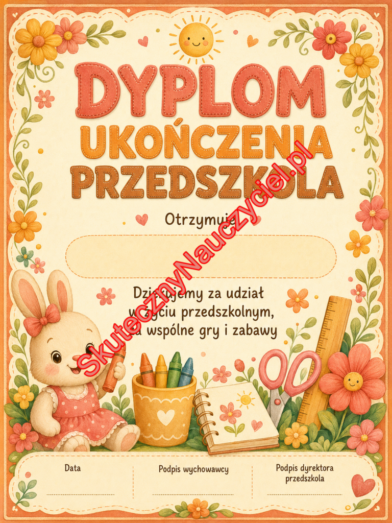 Dyplom ukończenia Przedszkola – PDF do druku (23)