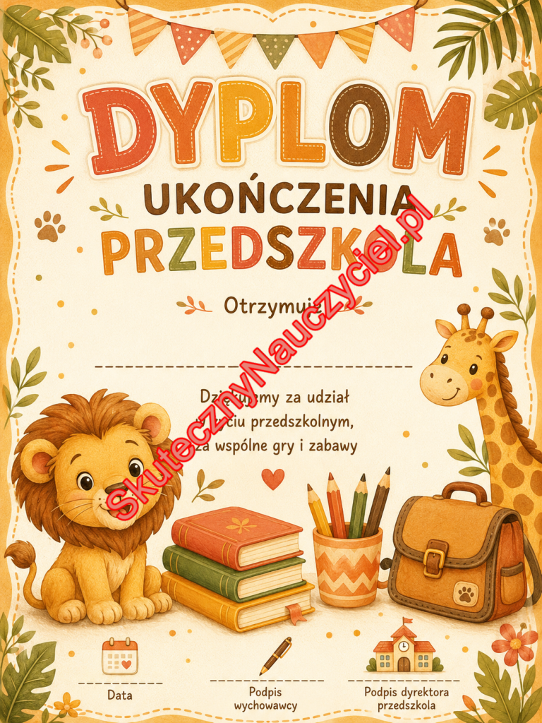 Dyplom ukończenia Przedszkola – PDF do druku (24)