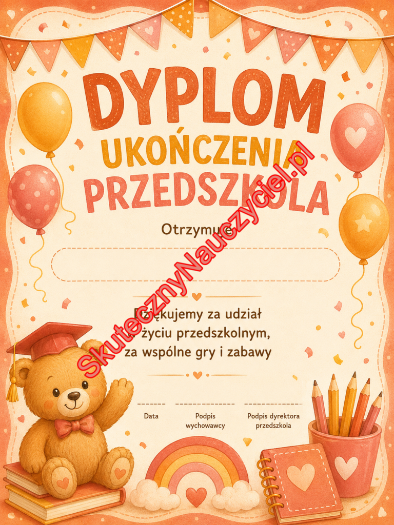 Dyplom ukończenia Przedszkola – PDF do druku (25)
