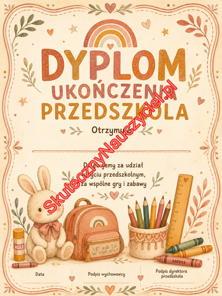 Dyplom ukończenia Przedszkola – PDF do druku (26)