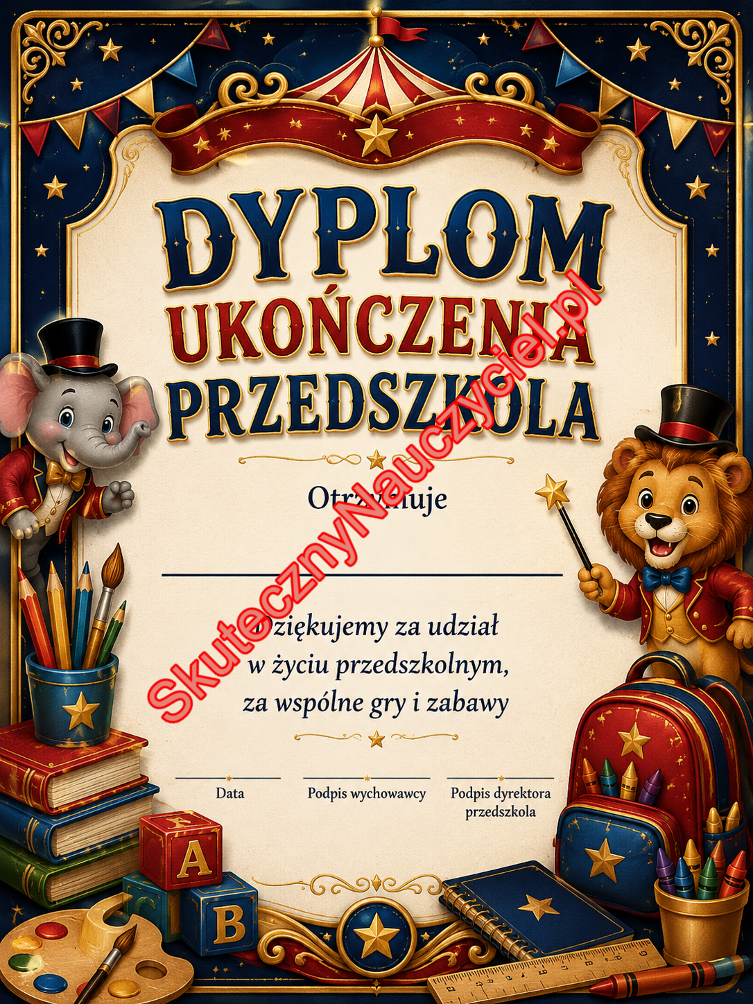 Dyplom ukończenia Przedszkola – PDF do druku (4)