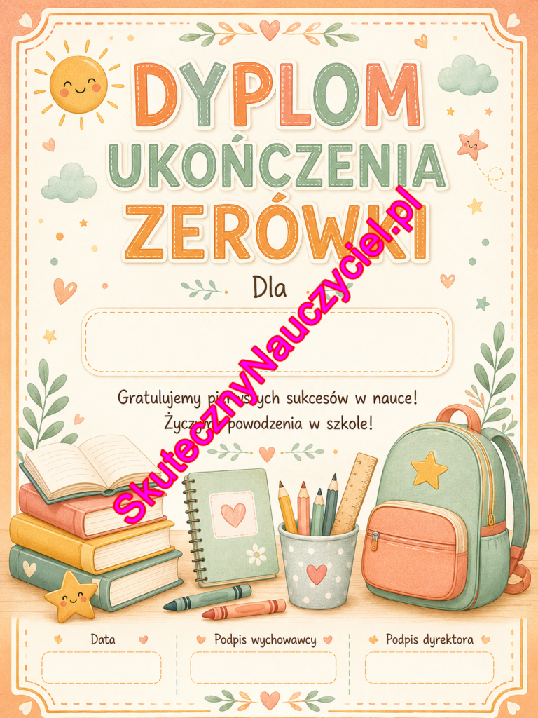 Dyplom ukończenia Zerówki – PDF do druku (10)